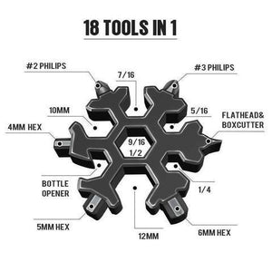 18-in-1 Snowflake Multi Tool